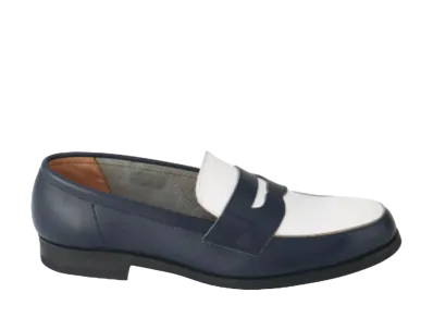 REGAL Loafer Calf Leather "Navy/White" 22DLBF