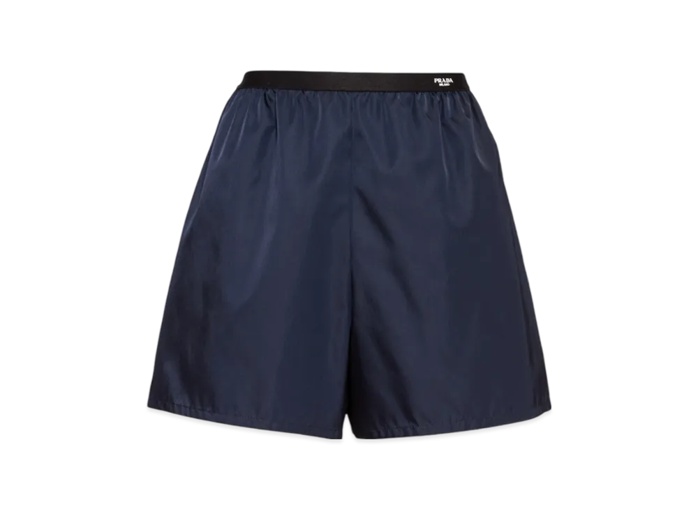 PRADA Women's Re-Nylon Shorts "Blue"
