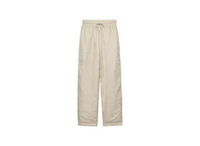 PRADA Women's Lightweight Re-Nylon Pants "Cream White"