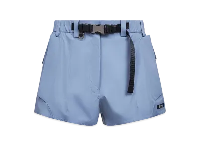 PRADA Women's Technical Canvas Shorts "Lightblue"