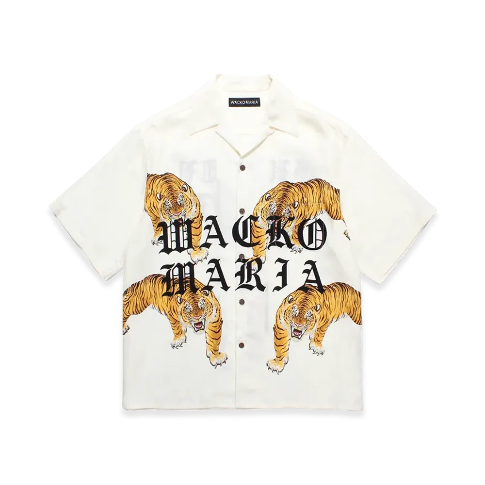 WACKO MARIA x Tim Lehi Hawaiian Shirt "White"