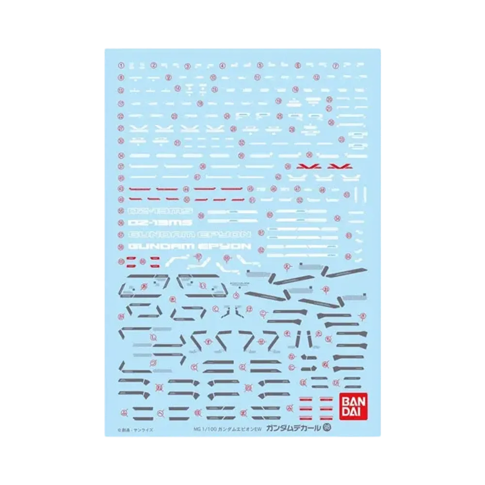 Gundam Decal No.98 MG 1/100 Gundam Epyon