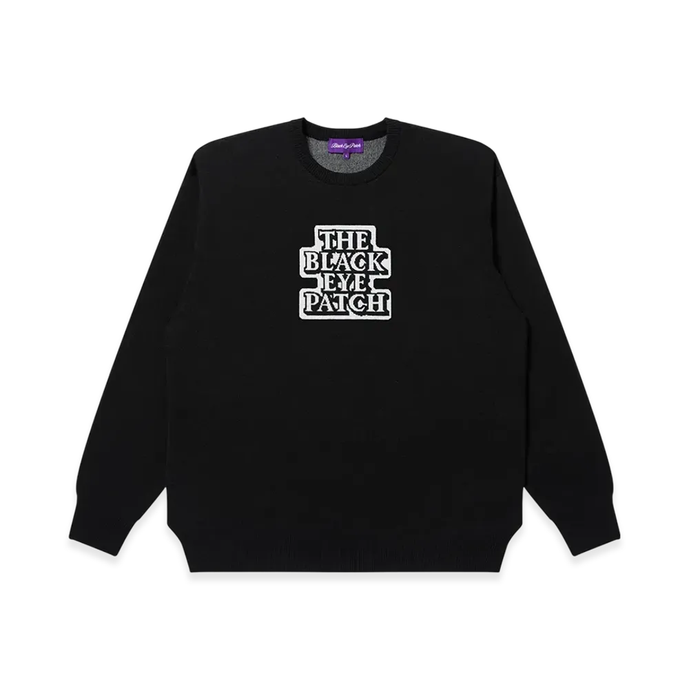 BlackEyePatch OG Label Knit Sweater "Black"