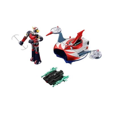 BANDAI "CHOGOKIN" -UFO ROBO GRENDIZER- DELUXE GRENDIZER & UFO SPAZER