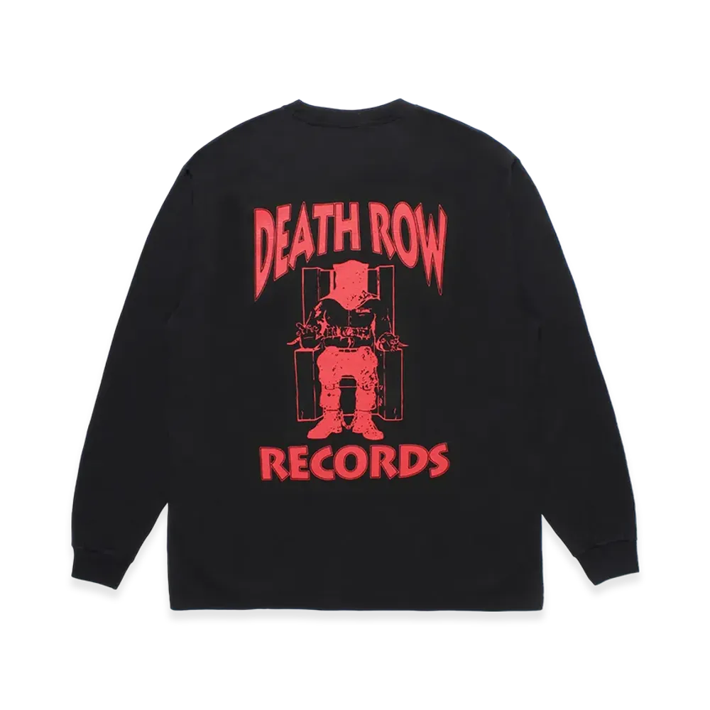 WACKO MARIA Death Row Records / Washed Heavy Weight Long Sleeve T-Shirt "Black"