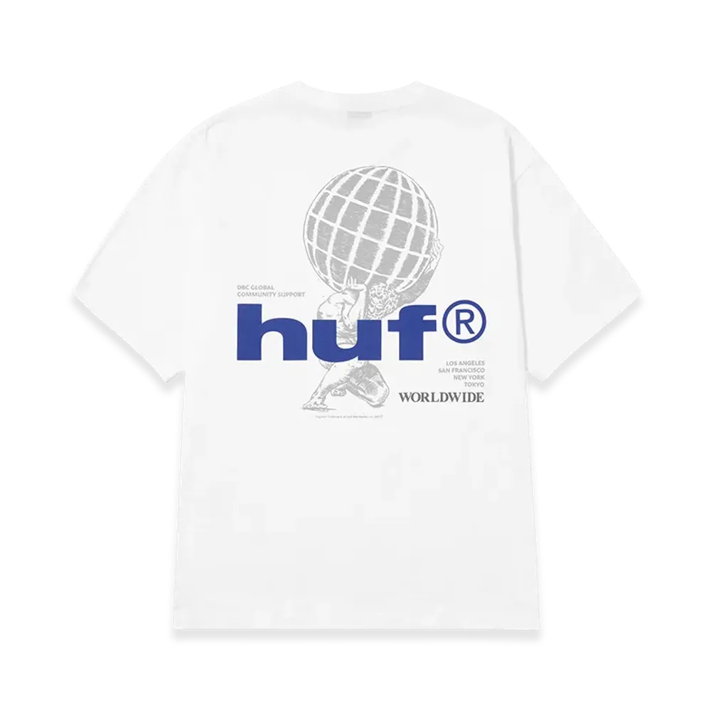 HUF Community Support Tee "White"