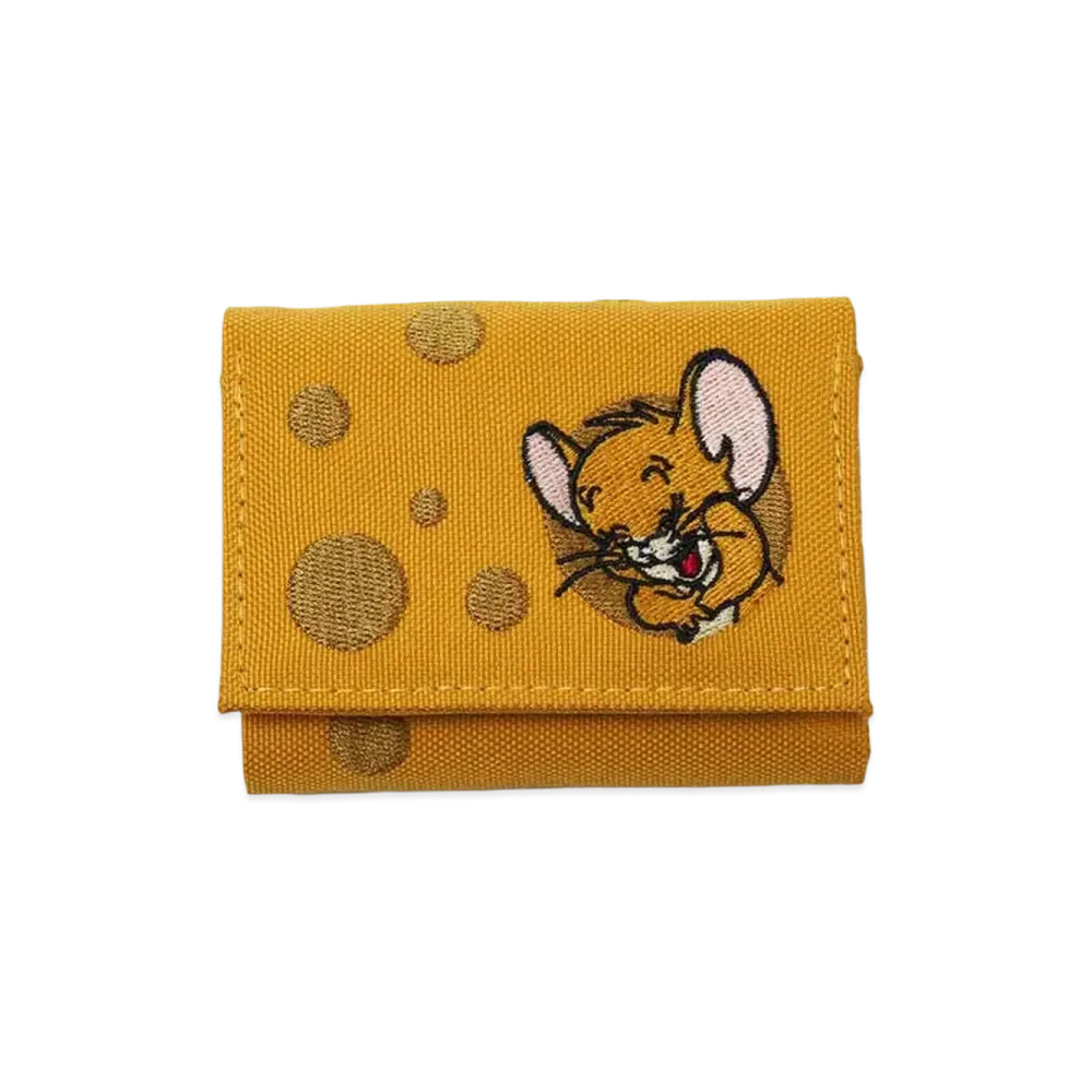 graniph x Tom and Jerry Laughing Jelly Mini Wallet "Yellow"