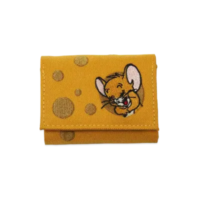 graniph x Tom and Jerry Laughing Jelly Mini Wallet "Yellow"