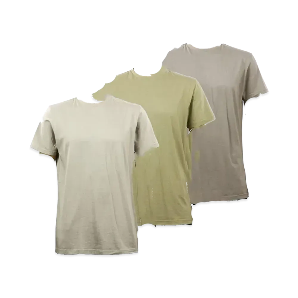 Kith S/S T-Shirt Classics Undershirt 3 Pack "Khaki"