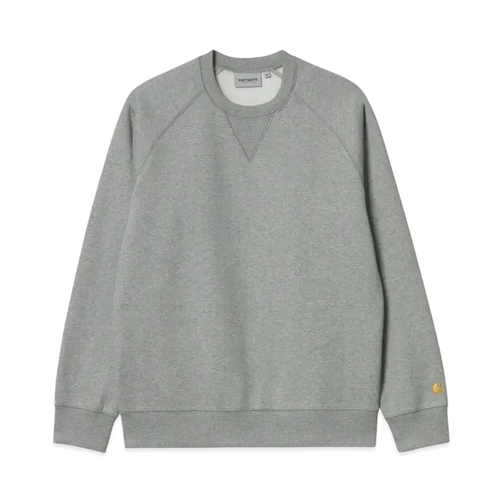 Carhartt WIP Chase Sweat "Grey Heather/Gold"