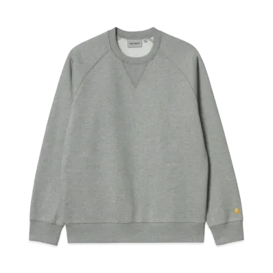 Carhartt WIP Chase Sweat "Grey Heather/Gold"