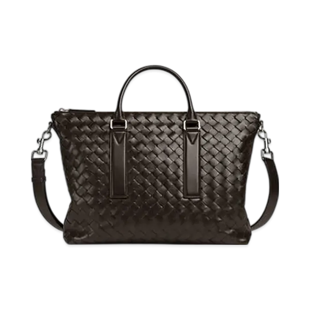 Bottega Veneta Intrecciato Soft Briefcase "Fondant"