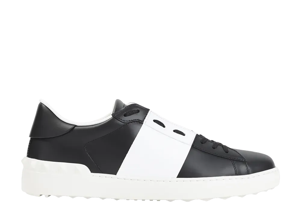 Valentino Garavani Open Calfskin Low-Top Sneakers "Black"