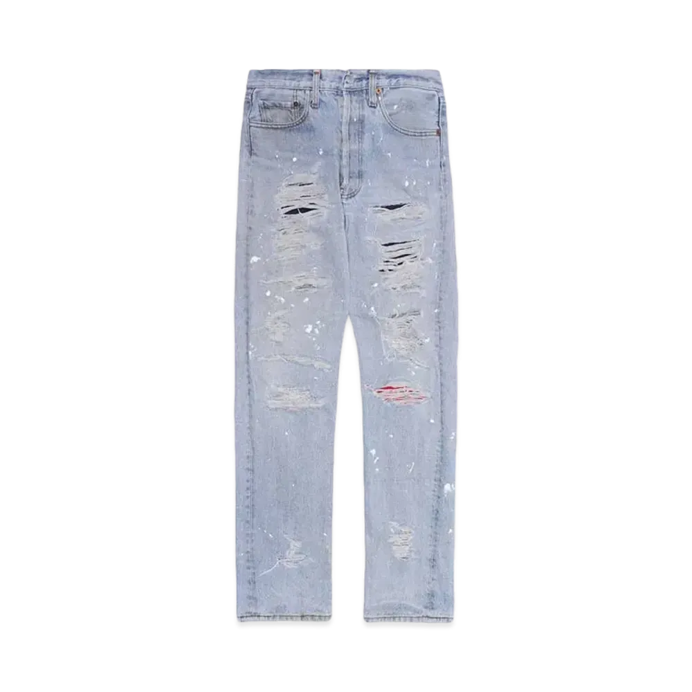 HYPE DROP x INNOCENCE NYC EXCLUSIVE DESTROY DENIM PANTS 32inch "Indigo"
