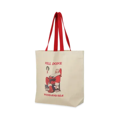 WIND AND SEA x Norman Rockwell Tote Bag "Natural"