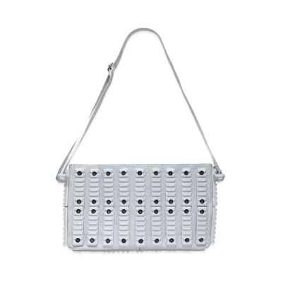GANIKAWA SHOULDER BAG (L) "LIGHT GRAY"