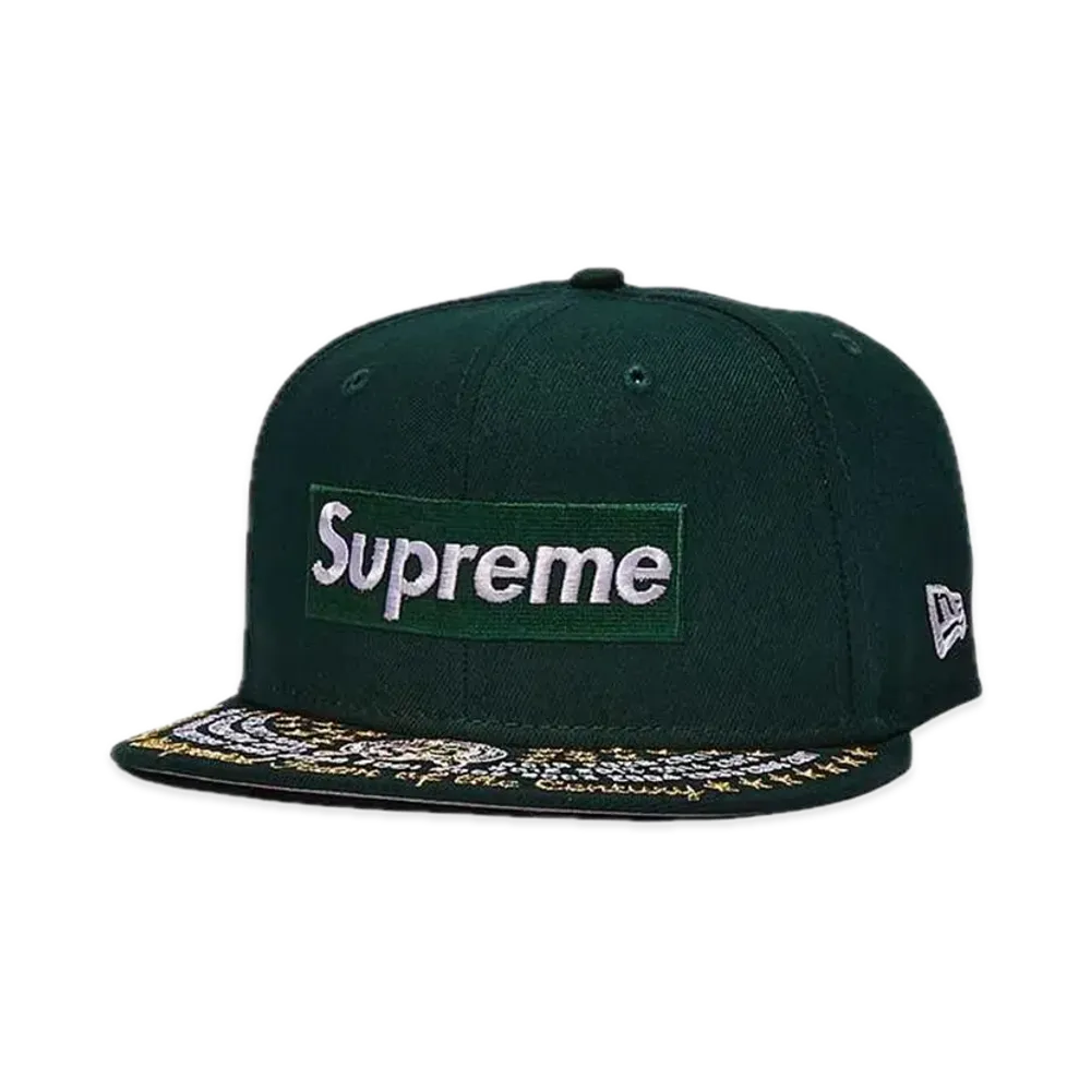 Supreme Undisputed Box Logo New Era "Dark Green"
