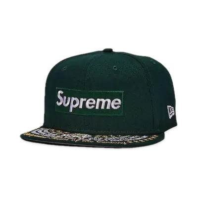 Supreme Undisputed Box Logo New Era "Dark Green"