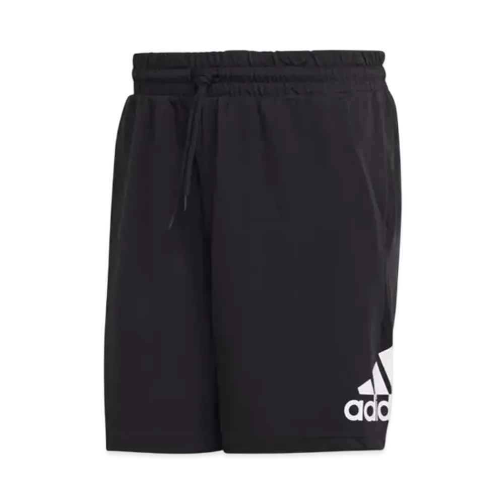 adidas Essentials Logo Shorts "Black/White"