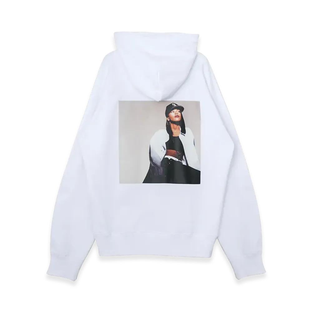sacai x Aaliyah Hoodie "White"