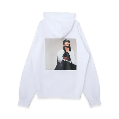 sacai x Aaliyah Hoodie "White"