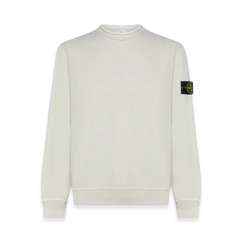 Stone Island 61352 Stretch Cotton Fleece Mock Turtleneck Sweatshirt - 23FW "Stucco"