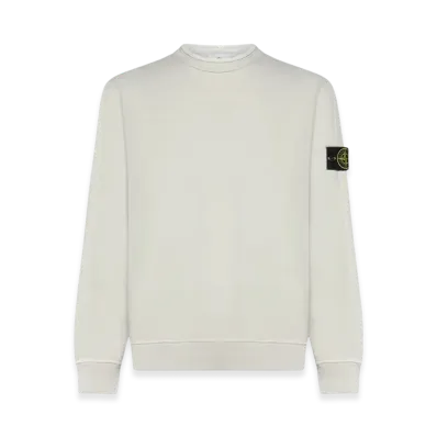 Stone Island 61352 Stretch Cotton Fleece Mock Turtleneck Sweatshirt - 23FW "Stucco"