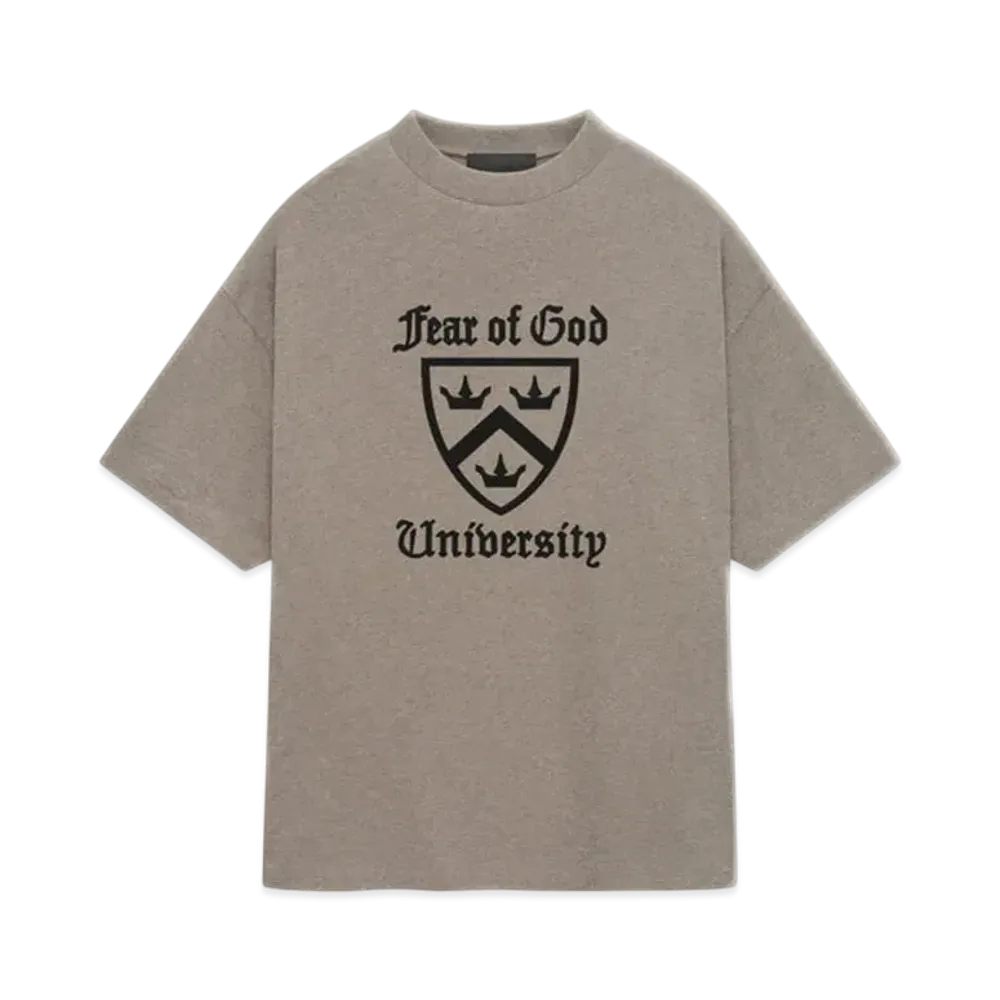 FEAR OF GOD Essentials Heavy Crewneck Tee "Heather Gray"