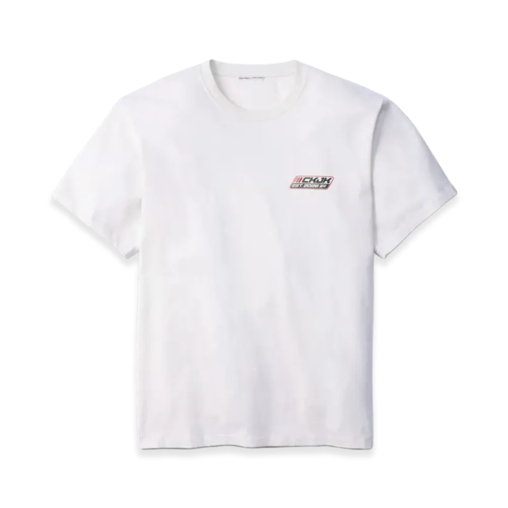 Calvin Klein x Jung Kook of BTS Logo Badge Relaxed T-Shirt "Lily White"