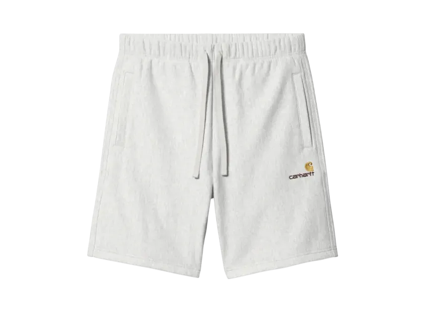 Carhartt WIP American Script Sweat Short "Ash Heather"