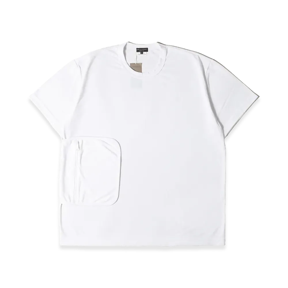 COMME des GARCONS HOMME PLUS Packable Zip Pocket Tee "White"