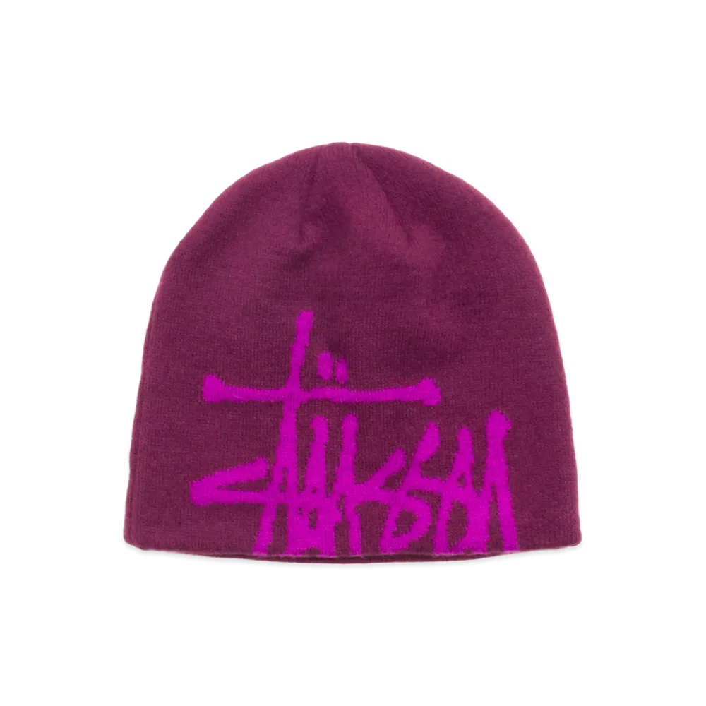 Stussy Brushed Out Basic Skullcap "Plum"