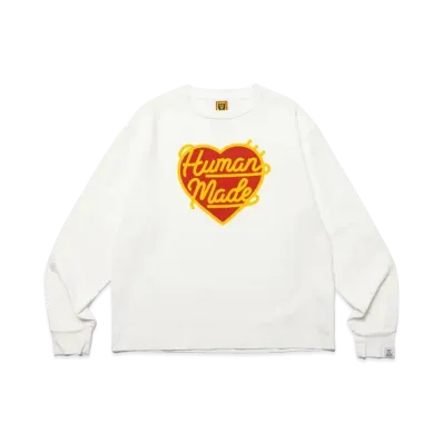 HUMAN MADE Graphic L/S T-Shirt #4 "White"