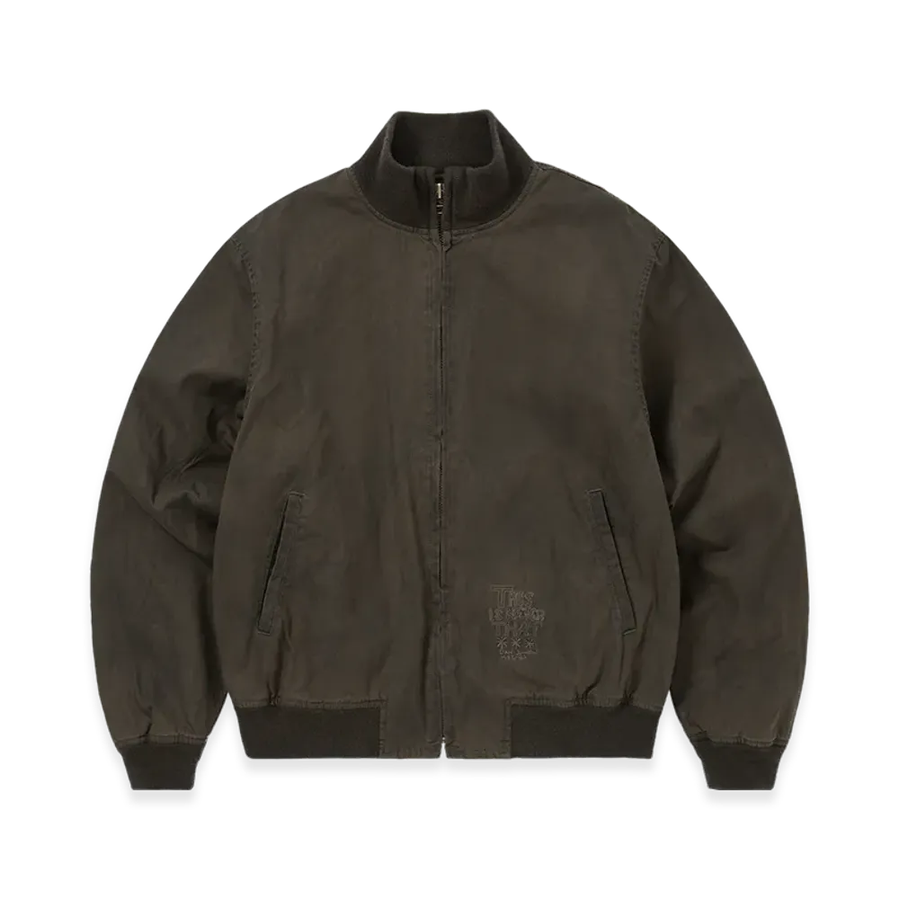 thisisneverthat x Daniel Johnston Washed Tanker Jacket "Olive"