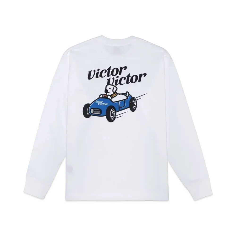 HUMAN MADE x Victor Victor L/S T-Shirt "White"
