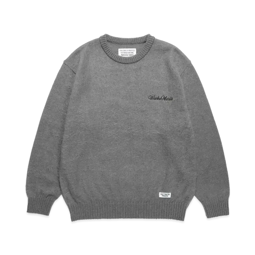 WACKO MARIA Mohair Knit Sweater "Gray"