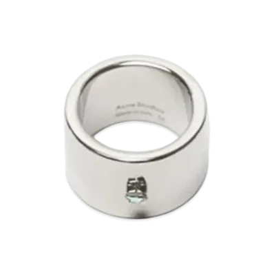 Acne Studios Crystal Ring "Silver"
