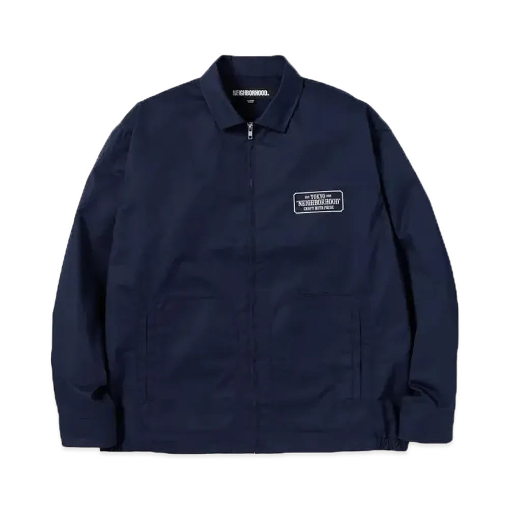 NEIGHBORHOOD Front Zip JK . EC "Navy"