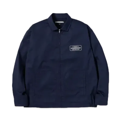 NEIGHBORHOOD Front Zip JK . EC "Navy"