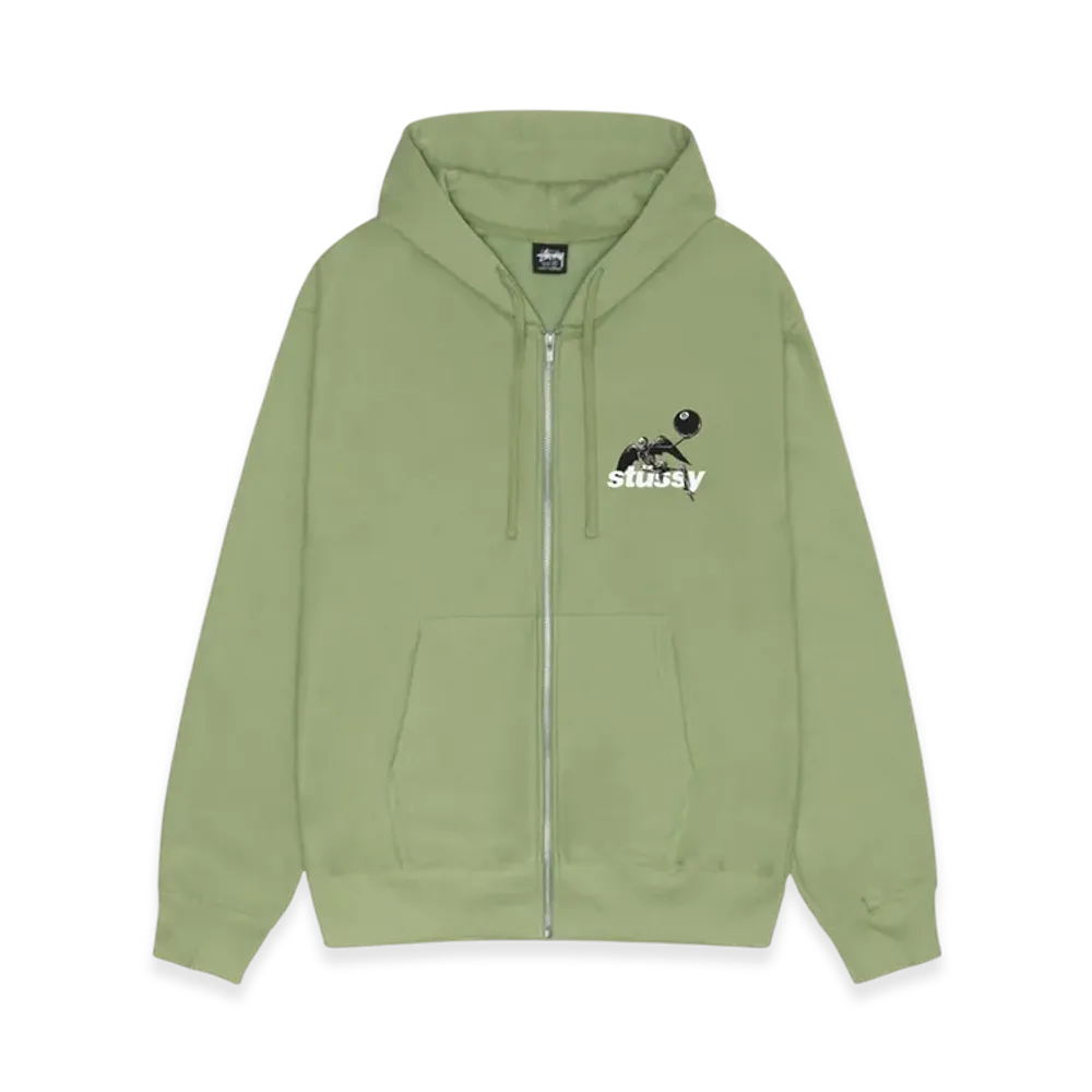 Stussy Apocalypse Zip Hoodie "Moss"
