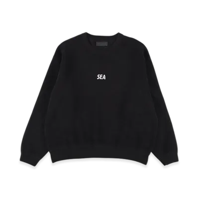 WIND AND SEA Mole Knit Crewneck Sweatshirt "Black"