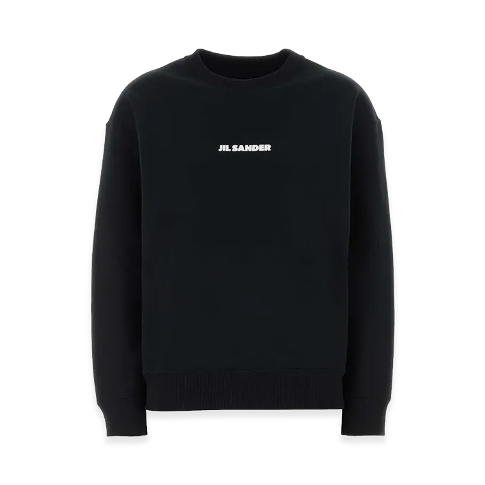 Jil Sander Women's Cotton Sweatshirt "Black"