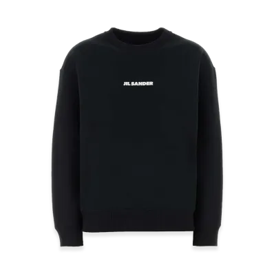Jil Sander Women's Cotton Sweatshirt "Black"