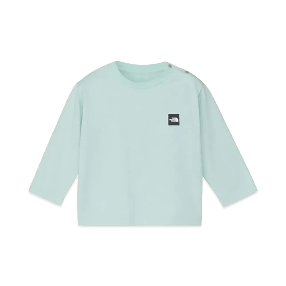 The North Face Long Sleeve Small Box Logo Tee Baby "Opal Frost"