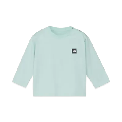 The North Face Long Sleeve Small Box Logo Tee Baby "Opal Frost"
