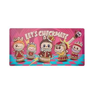 POP MART THE MONSTERS (LABUBU) Let's Checkmate Desk Mat