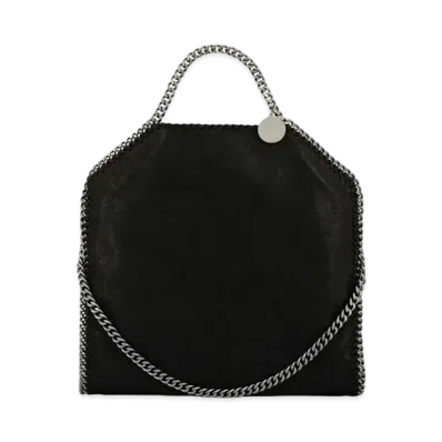 STELLA McCARTNEY Farabella Fold Over Tote "Black"