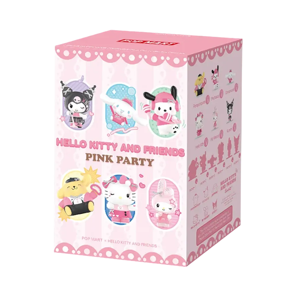 POP MART HELLO KITTY AND FRIENDS Pink Party Series Figures [Piece]