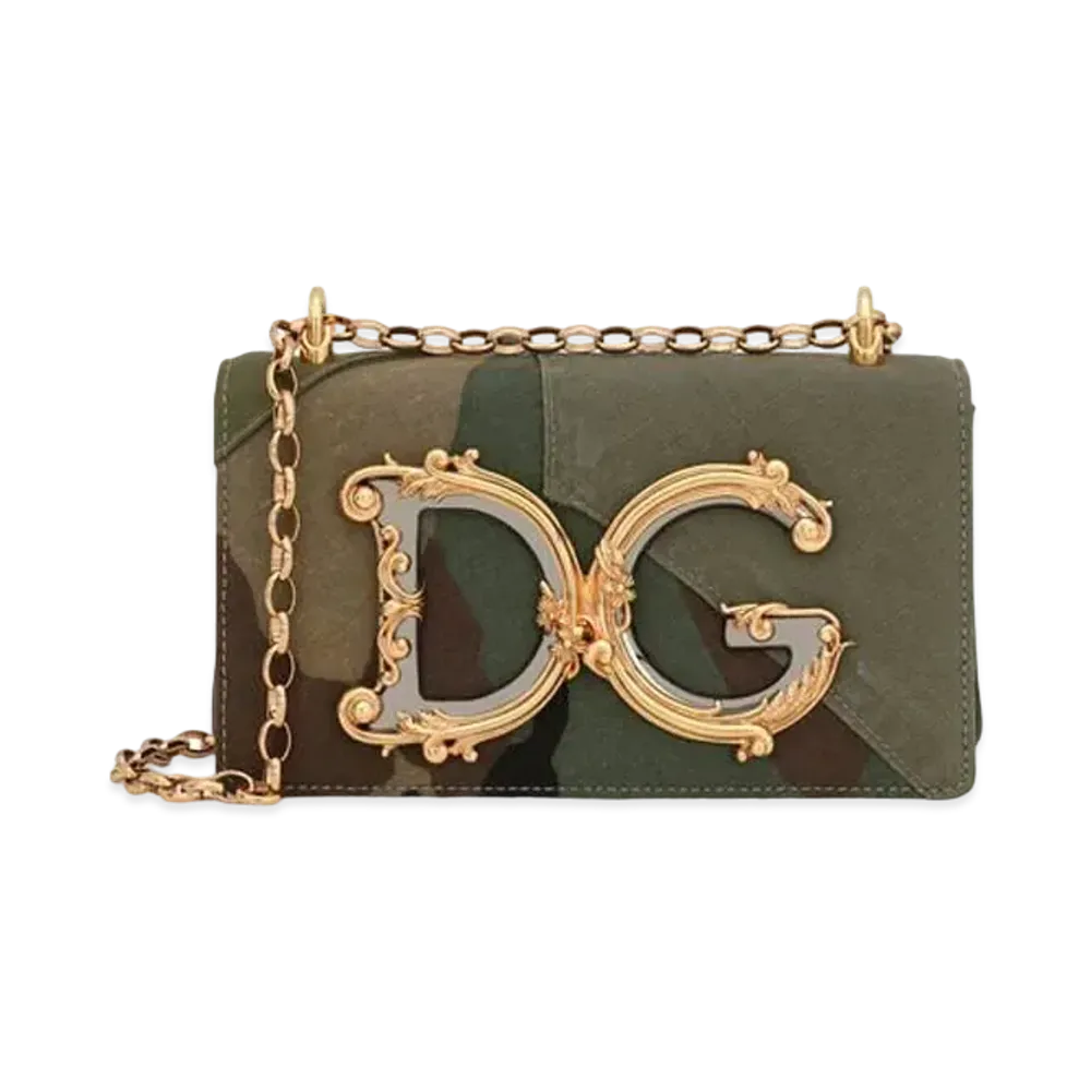 Dolce&Gabbana DG Girls Phone Bag Patchwork Camouflage "Multicolor"