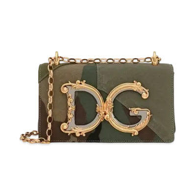 Dolce&Gabbana DG Girls Phone Bag Patchwork Camouflage "Multicolor"